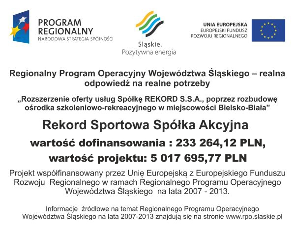 Tablica projektu Erasmus+ współfinansowanego przez Unię Europejską