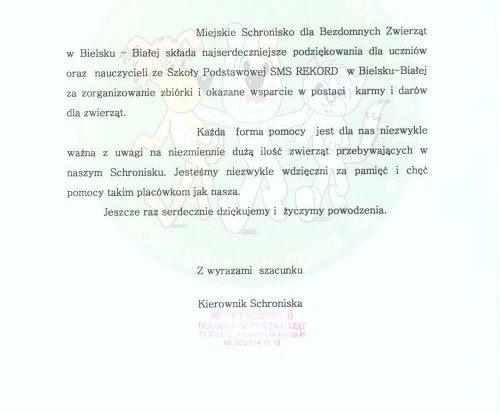 Pomagamy bezdomnym zwierzętom!